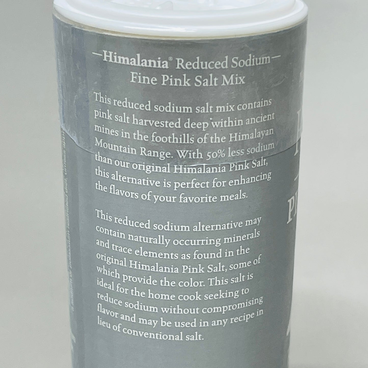 NATIERRA Nature & Earth Himalania Reduced Sodium Fine Pink Salt Mix 6 oz Shaker / 2 cartons (New)