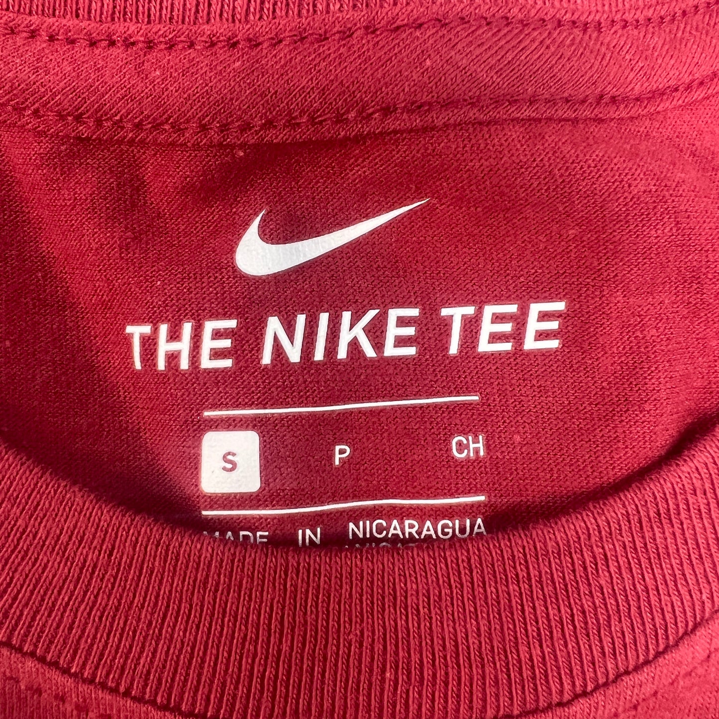 NIKE USC Trojans Essential Wordmark T-Shirt Men's Sz S Cardinal Red DD7163 (New)