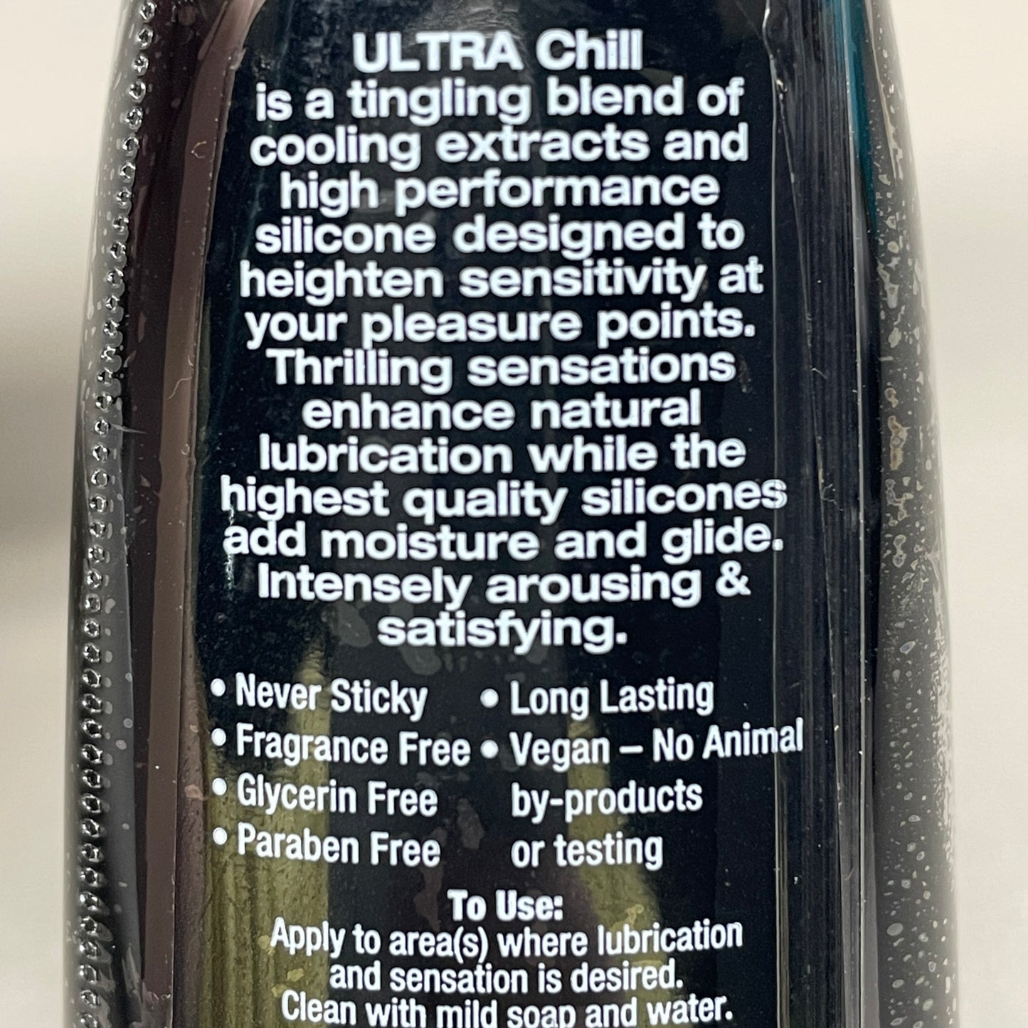 WICKED SENSUAL CARE Ultra Chill Cooling Silicone Based Intimate Lubricant 2 oz 05/24 (New)
