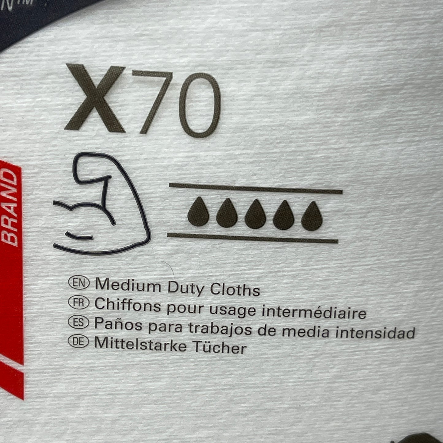 Kimberly-Clark Lot Of 12 Medium Duty Cloths 76 Count X70 41200 8387