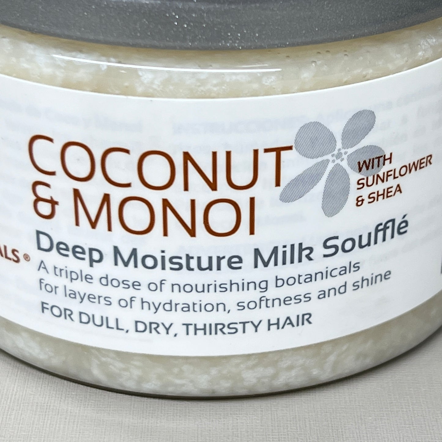 DESIGN ESSENTIALS Natural Hair Coconut & Monoi Moisture Milk Souffle 12 oz 12/24 (New)