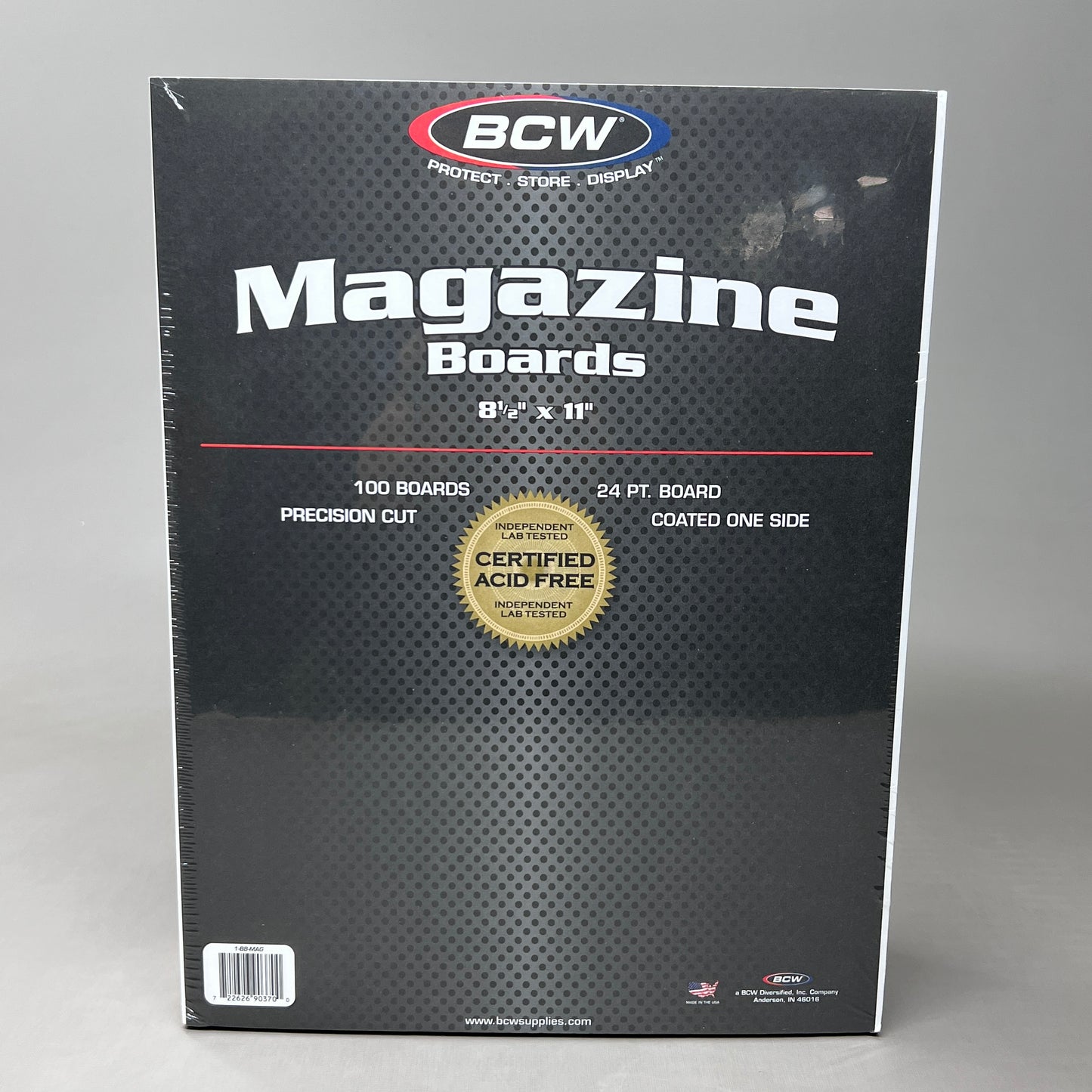 BCW Magazine Boards 100-PACK 8 1/2 - 11 Precision Cut 1-BB-MAG (New)