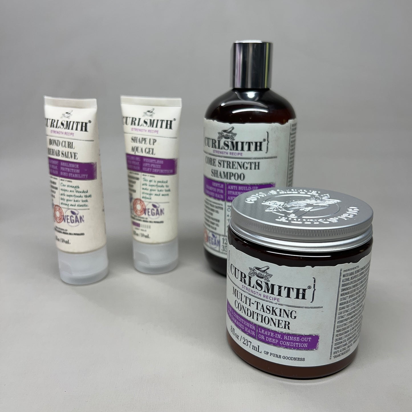 CURLSMITH Strength Complete Kit for Damaged Hair 4-Piece Kit (New Other)