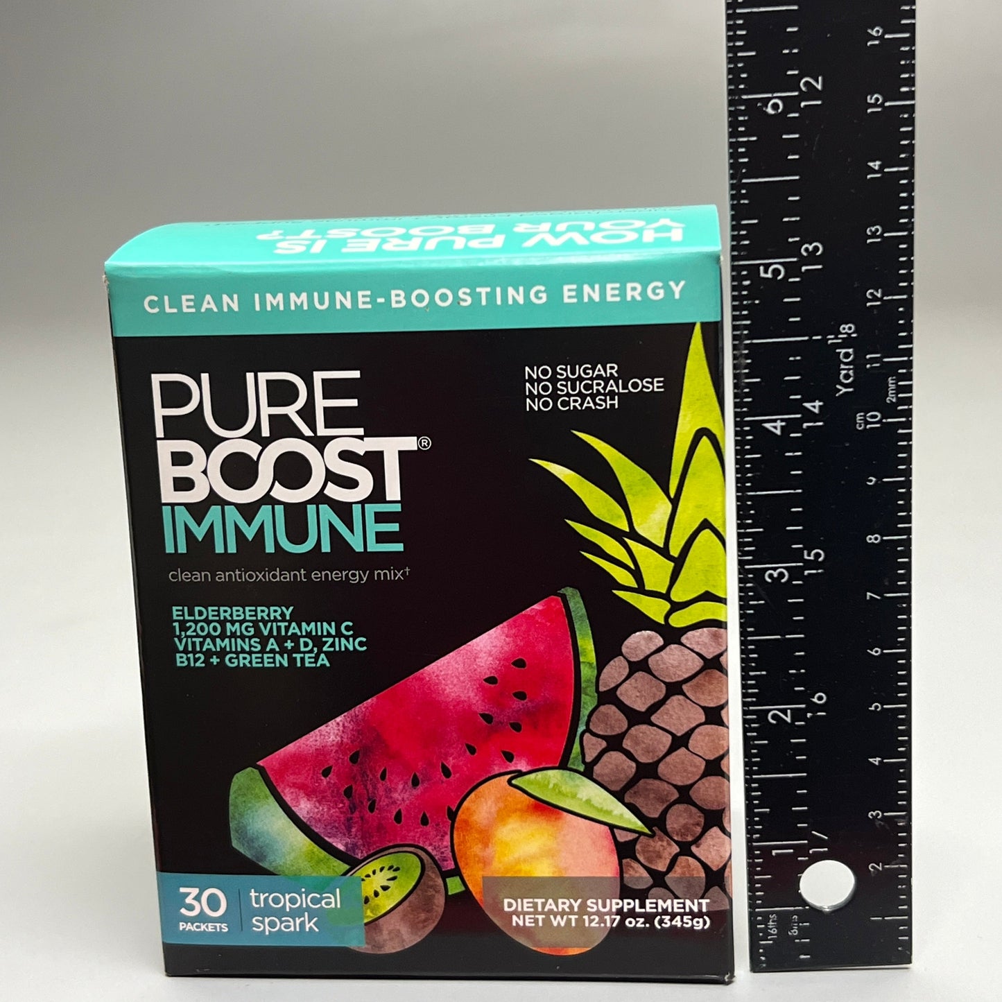 ZA@ PUREBOOST IMMUNE Antioxidant Energy Mix 30 Packets Tropical Spark 06/24 A