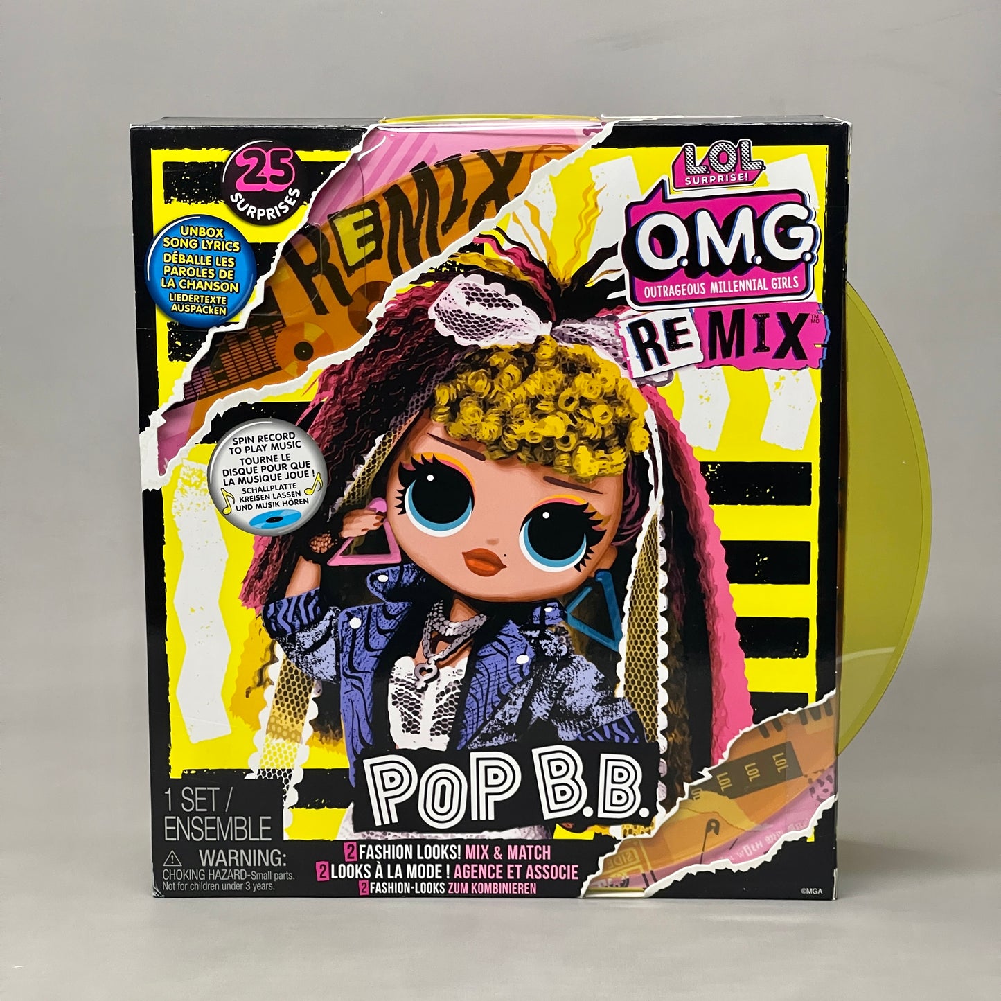 LOL Surprise OMG Remix Pop BB Doll w/ Surprises Ages 4 & up (New)