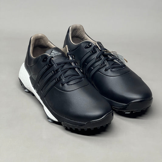 ADIDAS Golf Shoes TOUR360 22 Leather Men's Sz 11.5 Black / Iron Metallic GZ3158 (New)